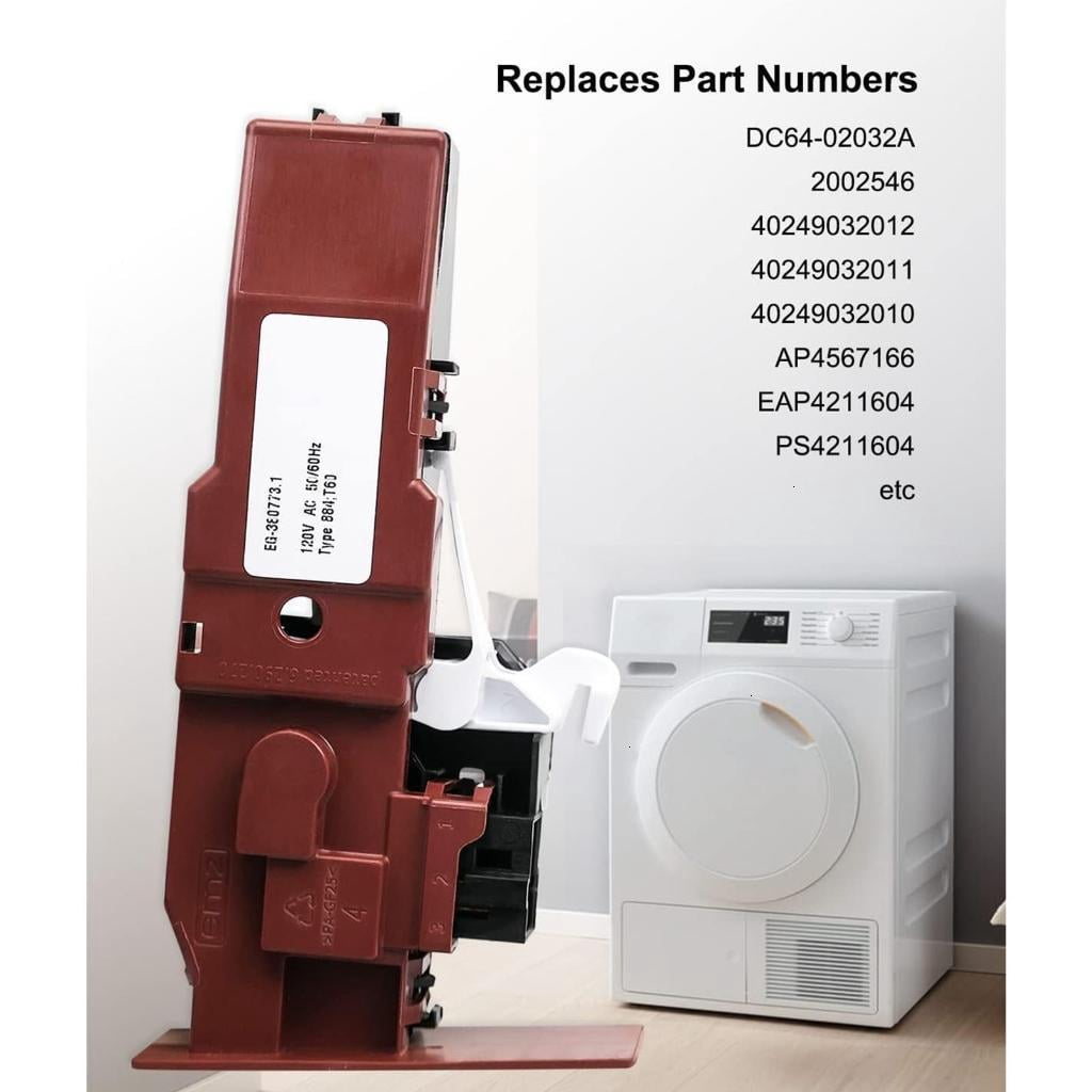 Heavy Duty Top Load Washer Door Replacement Latches Mechanism for Various Models Quick Installation