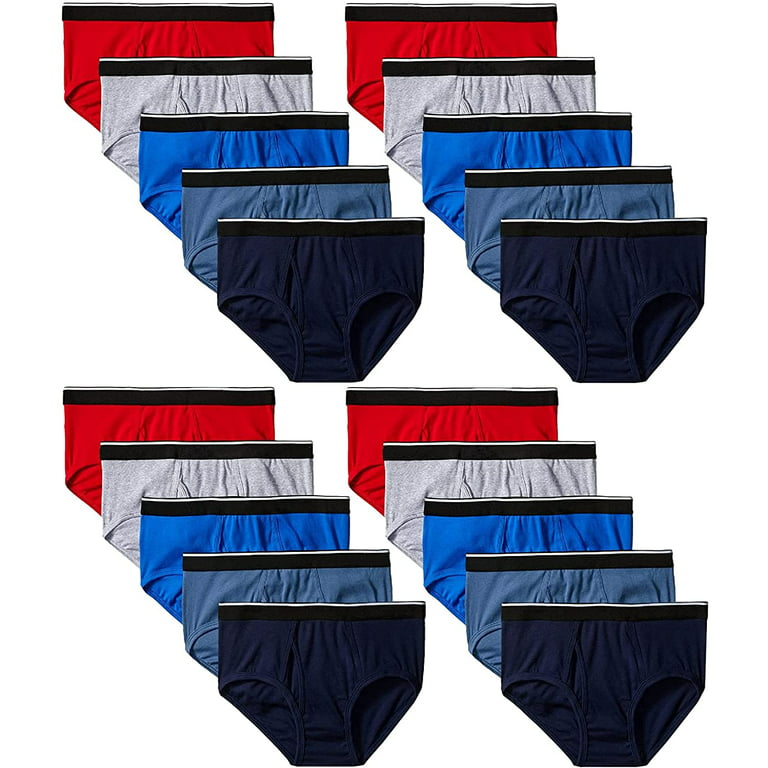 Mens Cotton Briefs - Size 2X Only - Bulk for Homeless Shelters and  Donations, Assorted Colors Wholesale Underwear Men (20 Pairs Assorted,  2X-Large