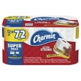 thumbnail image 2 of Charmin Ultra Strong Toilet Paper, 12 Super Mega Rolls, 2 of 15