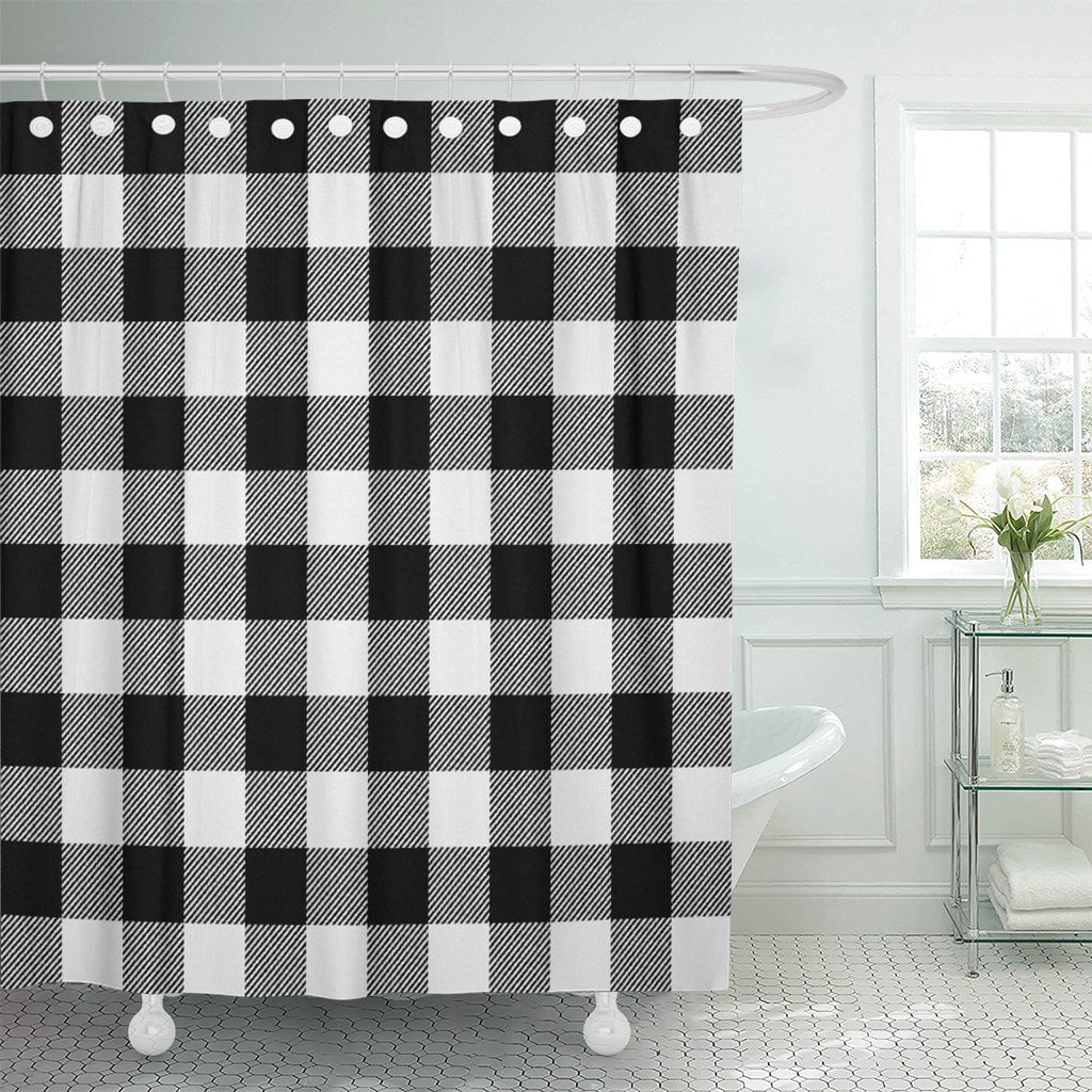 Details about   Plaid Bathroom Curtain Waterproof Shower Curtains For Bathroom Polyester Plaid 