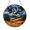 Acrylic 3.5 Inch, variant on Stained Glass Starry Night Wheat Field Suncatcher, Window Hanging Ornament, Colorful Landscape Home Decor, Unique Gift