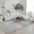 thumbnail image 4 of 7' X 10' Gray Abstract Non Skid Area Rug, 4 of 10
