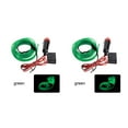 thumbnail image 1 of relayinert Car Interior Lighting LED Strip Car LED Wire Rope Tube Line flexible Neon Light Car Decor Light green 2Set, 1 of 6