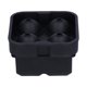 thumbnail image 3 of 2 moldes para hielo, 4 rejillas, reutilizables, de silicona elástica, para hacer cubitos de hielo, color negro, 3 of 5