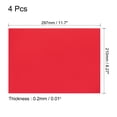 thumbnail image 2 of 4Pcs Filtro de Luz de Gel Transparente Corrección de Color Hojas de PVC Plástico Rojo, 0.2mm, 2 of 5
