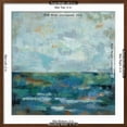 thumbnail image 5 of Art.com Seascape Sketches II Art Print by Silvia Vassileva, Brown Frame Wall Art, 29" x 29", 5 of 5