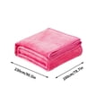 thumbnail image 3 of Gentle Soft Fleece Blankets - Soft Lightweight Plush Cozy Fuzzy Luxury Warm Winter Blanket Microfiber, Room Home Decor Gifts for Women and Men, 78x90 inches, 3 of 6