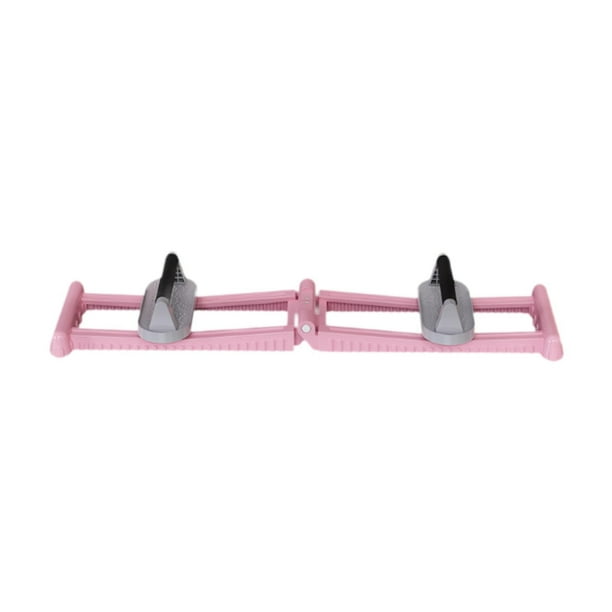 Equipo de ejercicio de piernas plegable para entrenamiento muscular del suelo pélvico en el gimnasio. Rosa