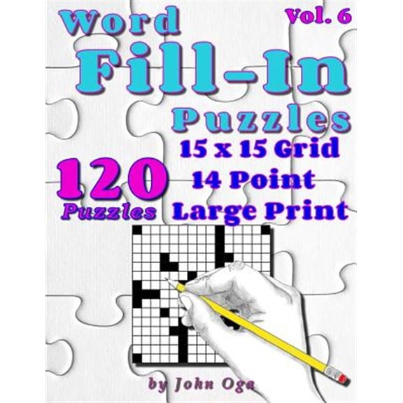 Pre-Owned Word Fill-in Puzzles : 120 Puzzles