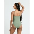 thumbnail image 5 of Time and Tru Women’s and Women’s Plus Mesh Inset One Piece Swimsuit, Sizes XS-3X, 5 of 5