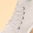 thumbnail image 5 of QSAWXQZ Women's Lace up Ankle Boots Round Toe Low Heel Rugged Boots 7.5, 5 of 8