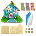 thumbnail image 2 of Bakery Bling Daisy Lane Insta-House Cookie Decorating Kit, Pre-Baked Cookie House with Royal Icing & Glittery Sugar Sprinkles, Spring Activity, No Baking Required, 2 of 6