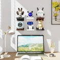 thumbnail image 5 of 4Pack Small Floating Shelves for Wall, Wood Shelf 5 Inch Display Ledges Room Decor, Mini with 2 Types of Installation, 5 of 9