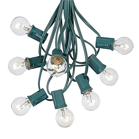 G30 Patio String Lights with 125 Globe Bulbs - Garden Hanging String ...
