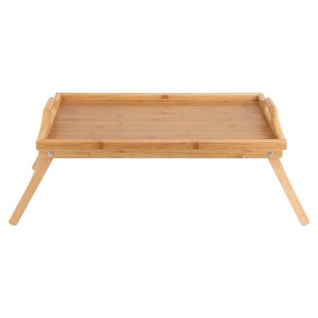 Breakfast Desk,Fosa Portable Bamboo Wood Bed Tray Breakfast Laptop Desk