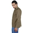 thumbnail image 4 of Atasi Chemise Henley Indienne pour Hommes Manches Longues Col Mandarin Court Kurta Décontracté, 4 of 7