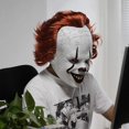 thumbnail image 4 of Scary Clown Mask Creepy IT Mask is perfect for cosplay Halloween, movie premieres, and more. Halloween Mask, 4 of 4