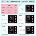 thumbnail image 6 of ZENPETIO 5 in 1 Heat Press Machine 12x15" T-Shirt Pressing Machine 360° Swing Away Sublimation Heat Press Digital Heat Transfer w/ 11OZ Tumbler Press for Hat Cap Mug Plate Pink, 6 of 8