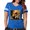 Royal Blue, variant on CafePress - Sunflower T Shirt - Womens Football Shirt