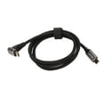 thumbnail image 2 of 90 Degree USB C Cable, 10Gbps Data Transfer, 4K 60Hz Projection, Fast Charging, Nylon Braided, Gold Plated, Compatible with Steam Deck, 2 of 7