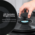 thumbnail image 5 of Aluminum Vinyl Record Weight Stabilizer Disc Balanced Clamp for Turntable LP Record Player Accessories Black, 5 of 7