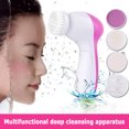 thumbnail image 4 of Limpiador facial eléctrico 5 en 1 Limpiador de poros de la piel de la cara Masajeador de limpieza de lavado Hugtrwg Para estrenar, 4 of 7