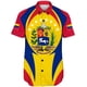 thumbnail image 2 of Nueva blusa estampada de manga corta 3D de Venezuela a la moda, informal, para uso diario, para deportes callejeros, unisex, con gráfico del emblema nacional venezolano, 2 of 5