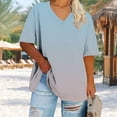 thumbnail image 4 of Plus Size Tops for Seniors Women Caual Loose Fit Seniors Womens Summer T Shirts Trendy 2025 Short Sleeve, 4 of 6