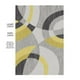thumbnail image 2 of Alfombras modernas de Alfombra de europeo Alfombra de piso Alfombra multifunción 140x200cm Amarillo + negro + gris perfecl Alfombras de sala de estar Alfombra, 2 of 6