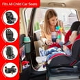 thumbnail image 5 of Helteko XL Car Seat Protector for Child Car Seats, Cover Protection, Polyester, 2 pack, Black, 5 of 7