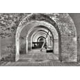 thumbnail image 2 of Johnson, George 14x11 White Modern Wood Framed Museum Art Print Titled - Civil War Fort I, 2 of 4