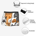 thumbnail image 5 of Rateoe Funny Cats Mens Boxer Briefs Poly Spandex Performance Boxer Briefs Underwear Hem Boxer Briefs - Medium, 5 of 8