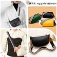 thumbnail image 3 of Striped Wide Shoulder Strap Adjustable Purse Strap Replacement Universal Crossbody Strap 27.9-49.6 Inch Canvas Woven Handbag Strap Multicolor Guitar Strap 1.9 Inch Wide Mixed Color 1 Black, 3 of 5