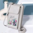 thumbnail image 6 of OIDERY Women’s RFID Clutch Purse Cell Phone Wallet Purses Faith Birdhouse Floral Arrangement Holiday Customized Gift Large Capacity Purse Gift, 6 of 12