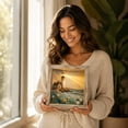 thumbnail image 2 of Coastal Lighthouse Sea Glass Shadow Box Night Light,Beach Sea Decor Ambient Lamp,Handmade Seascape Art Frame Decorative Warm Glow Bedroom Living Room Shelf Entryway Gift, 2 of 6