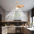 thumbnail image 2 of 30-inch Ceiling Fan with Lights Ceiling Fan with Lights, Ceiling Fan with Remote Control, 2 of 9
