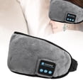 thumbnail image 3 of Antifaz inalámbrico con Bluetooth 5.0, auriculares inteligentes para dormir con música, parche para los ojos para viajes, gris, 3 of 12