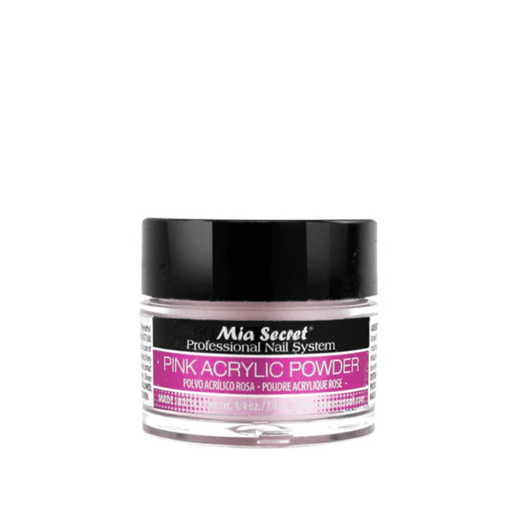 Mia Secret - Liquid Monomer 2oz & Acrylic Powder (Pink, Multibalance Natural Pink, Clear) 0.25oz each - Combo
