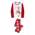 thumbnail image 3 of Meihuid Holiday Family Pajamas Matching Sets Christmas PJs with Mama Bear Printed Romper Plaid Pants Sleepwear, 3 of 10