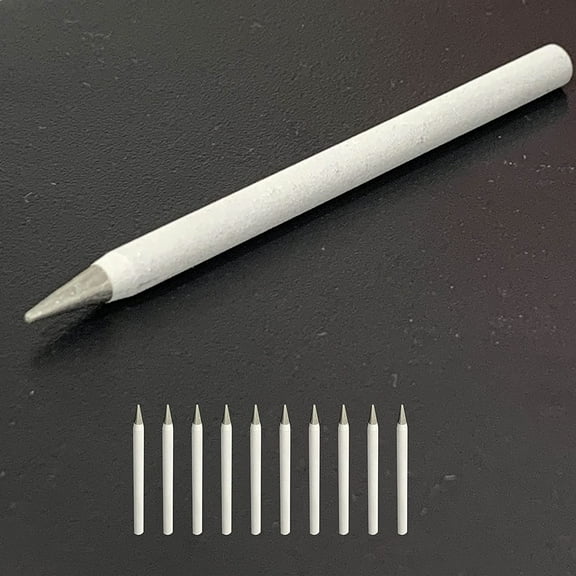 MIYAKO Soldering Iron Long Lasting Replacement Tip for 74B98 - 100 Watts Needle Style Pack of 10 (P-2)