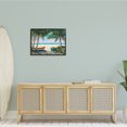 thumbnail image 2 of Stupell Industries Row Boats on Beach Shore Tropical Palm Trees, 30 x 24, Design by Julie Derice, 2 of 7