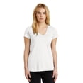 thumbnail image 1 of Camiseta de manga corta con cuello en V Everyday para mujer de Alternative, blanca, grande Ropa alternativa 02840MR-100, 1 of 1