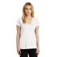 thumbnail image 1 of Camiseta de manga corta con cuello en V Everyday para mujer, blanca, extragrande Ropa alternativa 02840MR-100, 1 of 1