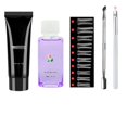 thumbnail image 2 of No-Base Extension Gel Set S286-155 - Quick Nail Extension Gel Kit with Stickers & Glue, Acrylic Nail Enhancement Set 30Ml, Nail Extension Easter Mother'S Day False Nail Makeup Organizers, 2 of 9