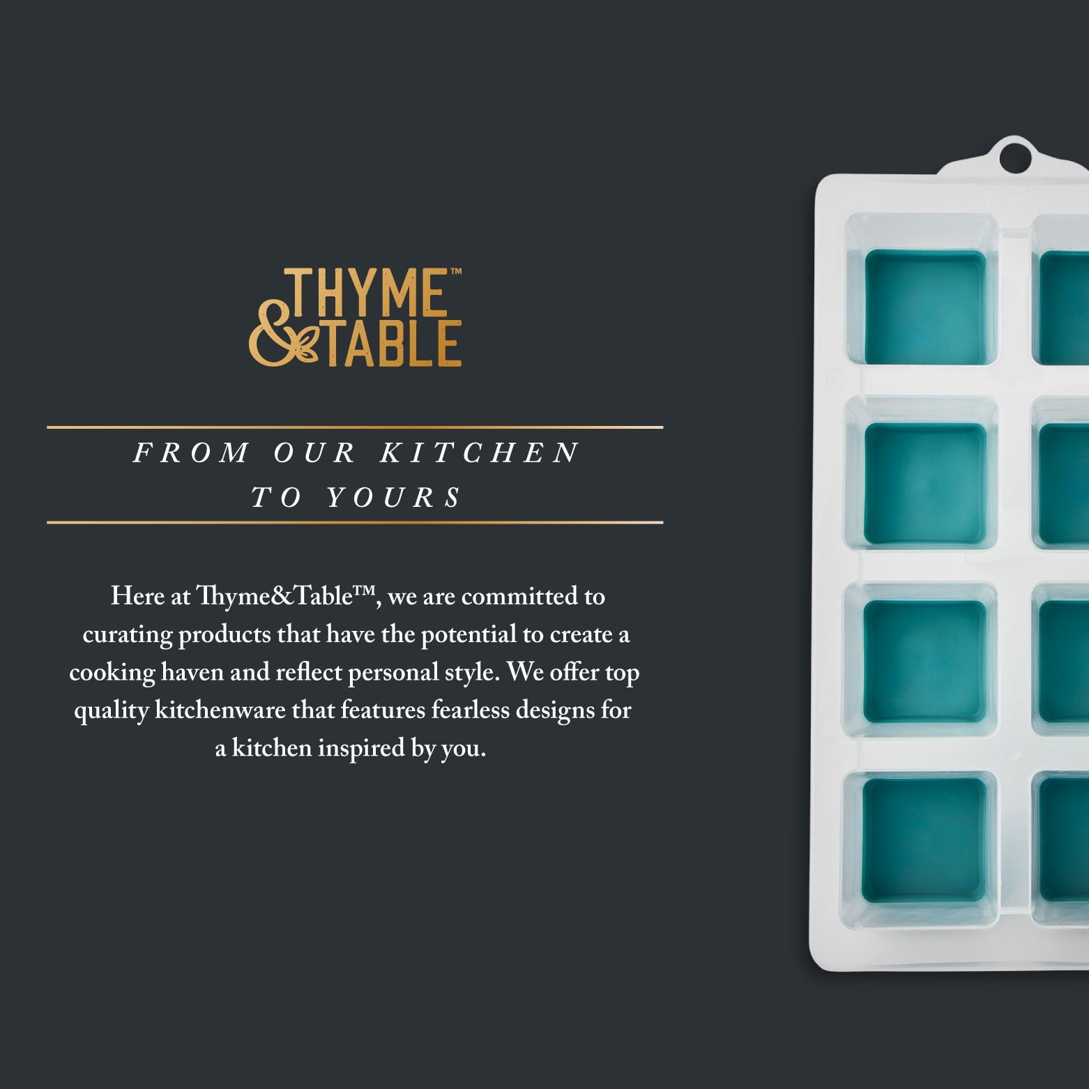 Thyme & Table 2-Piece Jumbo Pop-Out Ice Tray Set