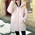 thumbnail image 5 of Fewfanhot Womens Jacket Thickened Winter Coat Hooded with Deep Pockets, Ladies Warm Winter Jacket, 5 of 7