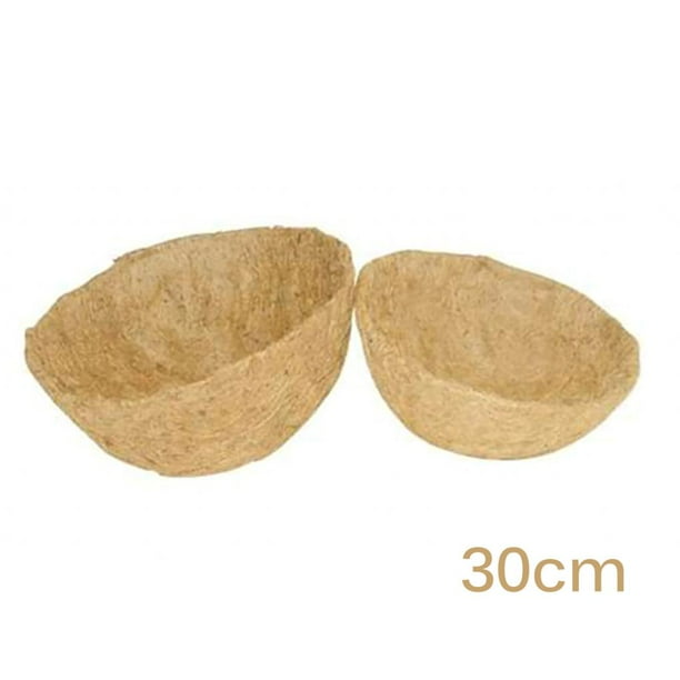 Bearachild Revestimiento de fibra de Coco, revestimiento de cesta para maceta de jardín, maceta para crecimiento de flores, suministros de jardinería de Decoración del hogar Bearachild HA025636-00