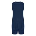 thumbnail image 6 of CAIXIA 2 Piece Sets for Women Summer, Sweater Set Sleeveless Tunic Top and Shorts Beach Vacation Sets Tracksuits, 6 of 8