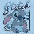 thumbnail image 2 of Men's Lilo & Stitch Distressed Poster Stitch Graphic Tee Light Blue 3X Large, 2 of 4