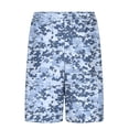 thumbnail image 6 of Stamzod Mens Swim Trunks with Compression Liner Quick Dry Camouflage Swimming Shorts Pockets Swimsuits Blue B XXL, 6 of 6